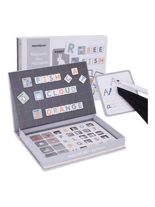 Puzzle magnético educativo para aprender letras, palavras e escrita - Kiabi