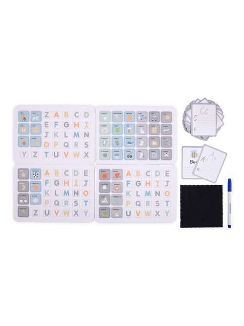 Puzzle magnético educativo para aprender letras, palavras e escrita - Kiabi
