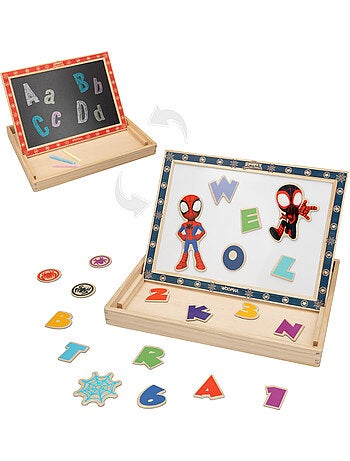 Quadro de Desenho Infantil 2 em 1 Spiderman e sua Super Equipe WOOMAX
