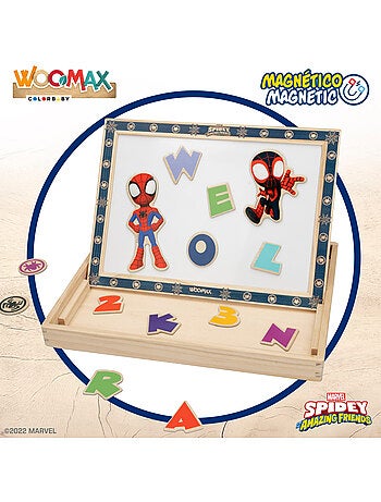 Quadro de Desenho Infantil 2 em 1 Spiderman e sua Super Equipe WOOMAX