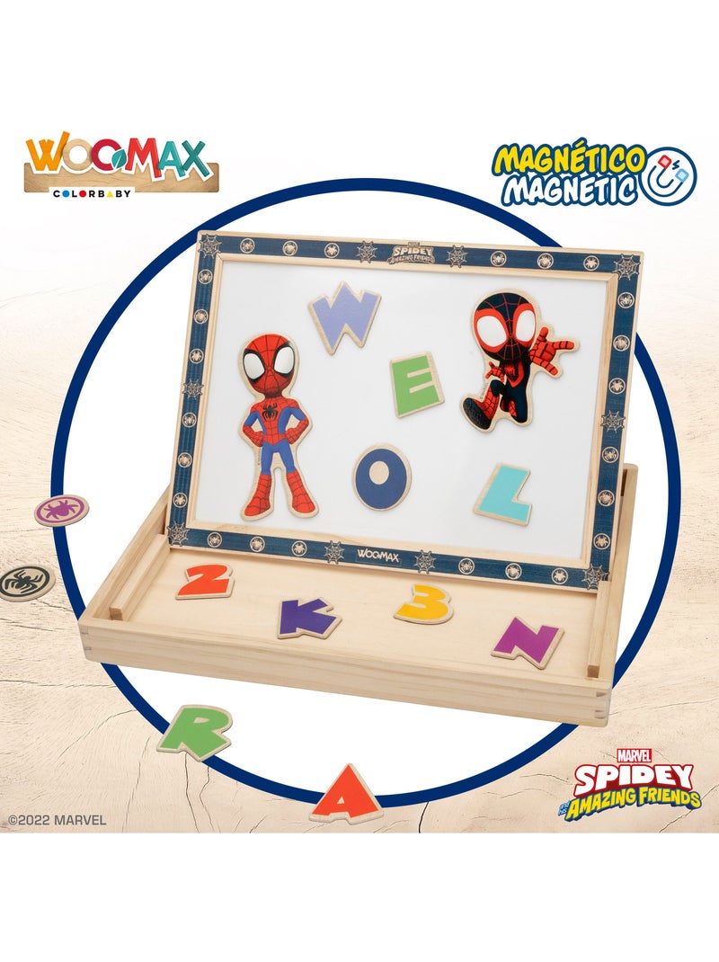Quadro de Desenho Infantil 2 em 1 Spiderman e sua Super Equipe WOOMAX N/D - Kiabi