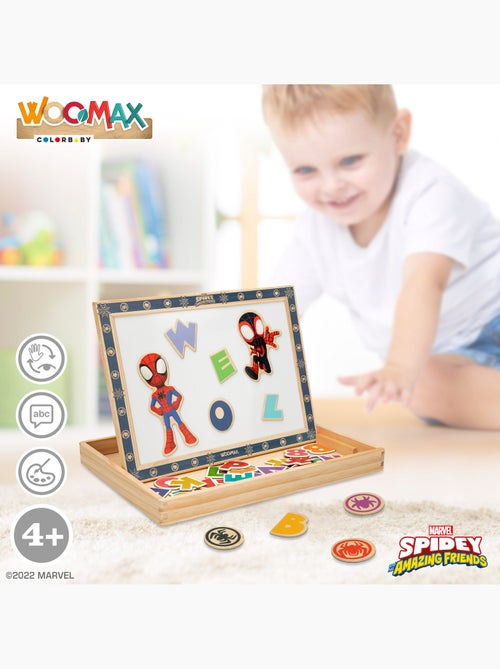 Quadro de Desenho Infantil 2 em 1 Spiderman e sua Super Equipe WOOMAX - Kiabi