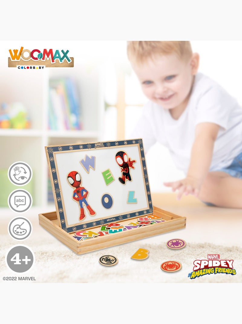Quadro de Desenho Infantil 2 em 1 Spiderman e sua Super Equipe WOOMAX N/D - Kiabi