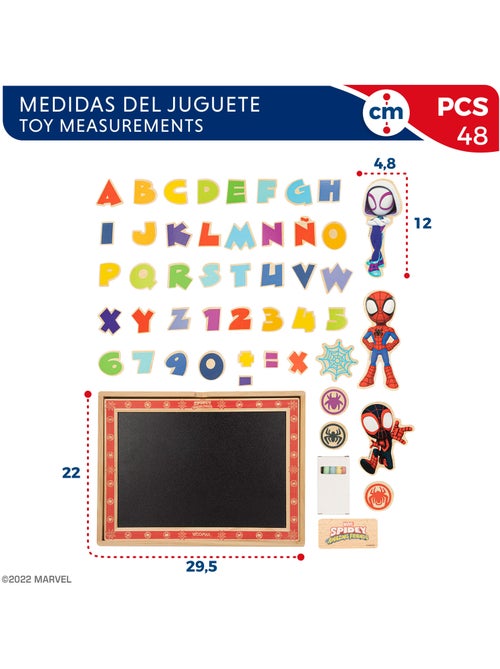 Quadro de Desenho Infantil 2 em 1 Spiderman e sua Super Equipe WOOMAX - Kiabi