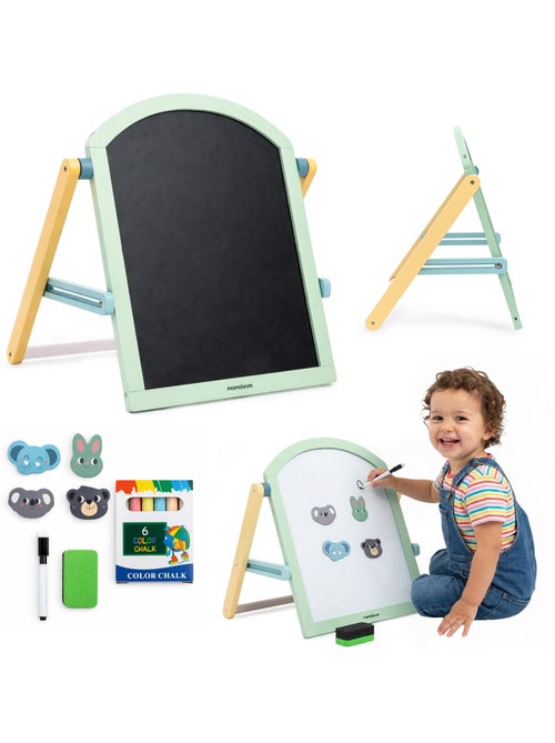 Quadro educativo de madeira de dupla face - Kiabi