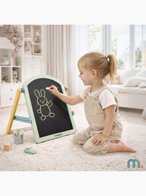 Quadro educativo de madeira de dupla face - Kiabi