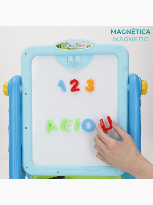 Quadro magnético 2 em 1 c/números e letras good idea - Kiabi