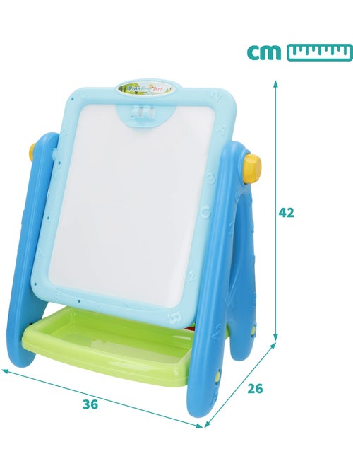 Quadro magnético 2 em 1 c/números e letras good idea - Kiabi