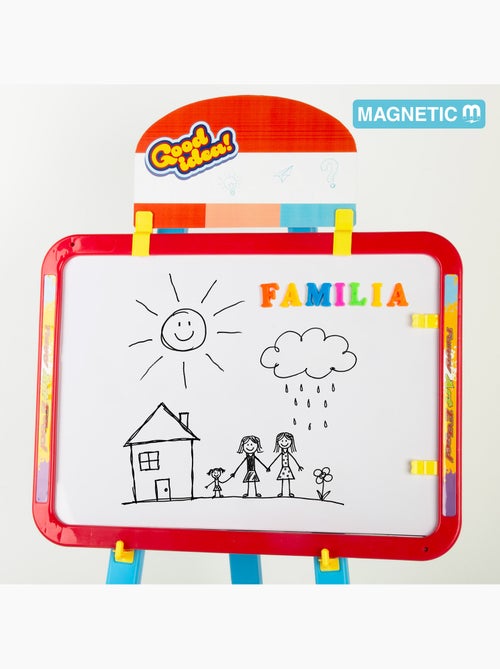 Quadro magnético de dupla face com cavalete ajustável e acessórios colorbaby good idea! - Kiabi