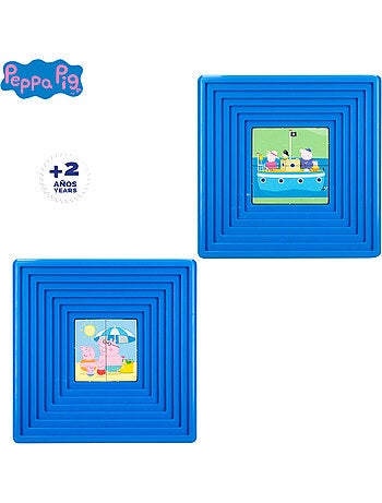 Quebra-cabeças infantil progressivo da peppa pig 25 peças