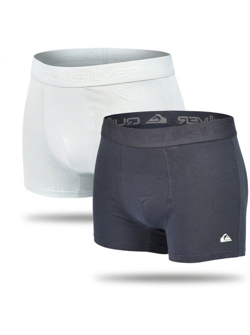 Quiksilver – Pack 2 Cuecas Boxer Homem Conforto Algodão Stretch - Kiabi