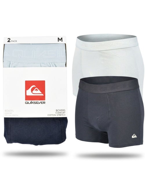 Quiksilver – Pack 2 Cuecas Boxer Homem Conforto Algodão Stretch - Kiabi