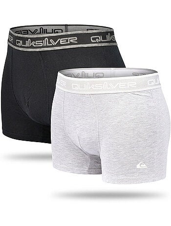 Quiksilver – Pack 2 Cuecas Boxer Homem Conforto Algodão Stretch