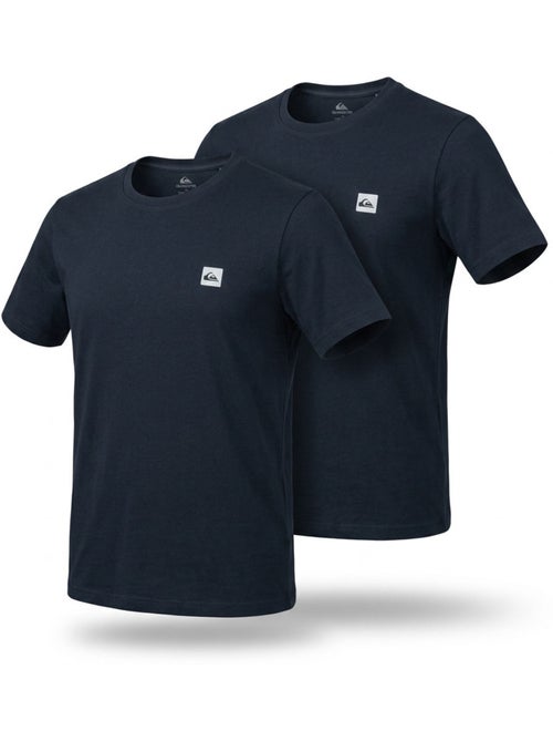Quiksilver Pack de 2 T-Shirts Homem 100% Algodão Decote Redondo ou V - Kiabi Quiksilver Pack de 2 T-Shirts Homem 100% Algodão Decote Redondo ou V - Kiabi