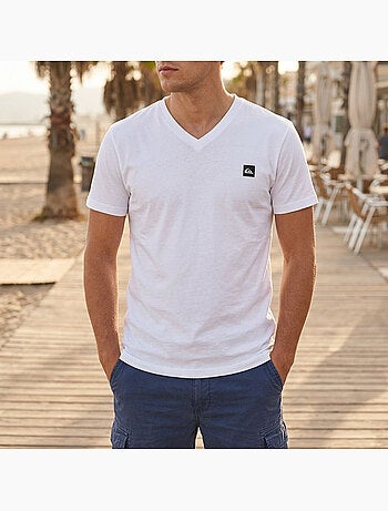 Quiksilver Pack de 2 T-Shirts Homem 100% Algodão Decote Redondo ou V