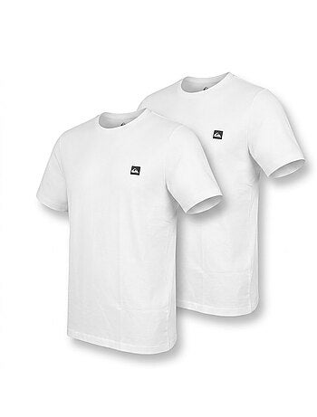 Quiksilver Pack de 2 T-Shirts Homem 100% Algodão Decote Redondo ou V