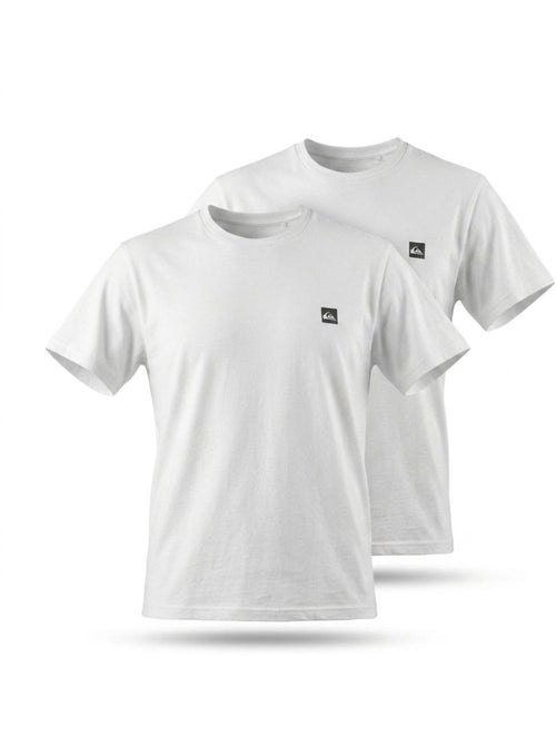 Quiksilver Pack de 2 T-Shirts Homem 100% Algodão Decote Redondo ou V - Kiabi Quiksilver Pack de 2 T-Shirts Homem 100% Algodão Decote Redondo ou V - Kiabi