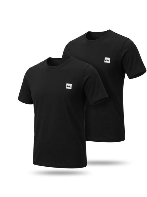 Quiksilver Pack de 2 T-Shirts Homem 100% Algodão Decote Redondo ou V - Kiabi Quiksilver Pack de 2 T-Shirts Homem 100% Algodão Decote Redondo ou V - Kiabi