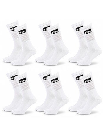 Quiksilver Pack de Meias Homem Crew 6 Pares Desportivas Acolchoadas