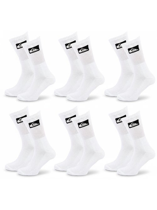 Quiksilver Pack de Meias Homem Crew 6 Pares Desportivas Acolchoadas - Kiabi Quiksilver Pack de Meias Homem Crew 6 Pares Desportivas Acolchoadas - Kiabi