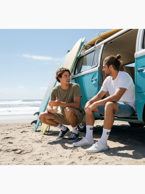 Quiksilver Pack de Meias Homem Crew 6 Pares Desportivas Acolchoadas - Kiabi Quiksilver Pack de Meias Homem Crew 6 Pares Desportivas Acolchoadas - Kiabi