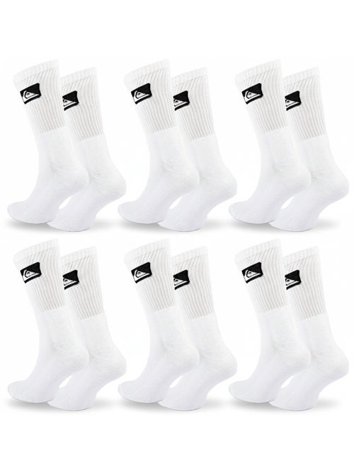 Quiksilver Pack de Meias Homem Crew 6 Pares Desportivas Acolchoadas - Kiabi Quiksilver Pack de Meias Homem Crew 6 Pares Desportivas Acolchoadas - Kiabi