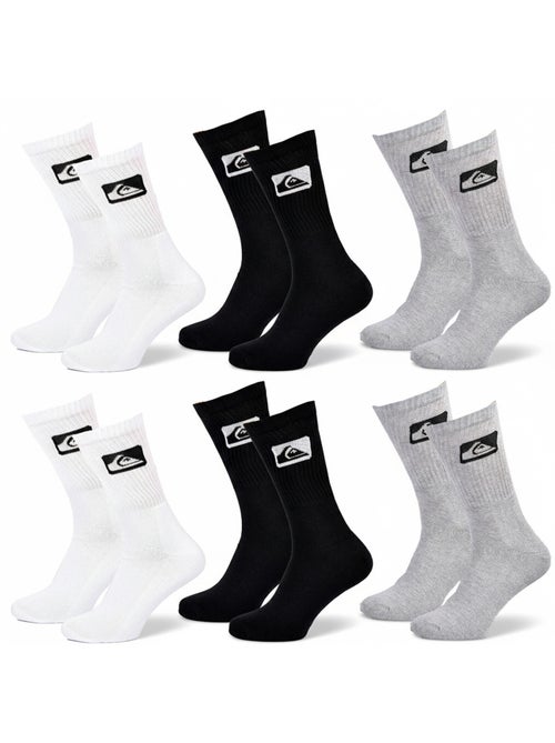 Quiksilver Pack de Meias Homem Crew 6 Pares Desportivas Acolchoadas - Kiabi Quiksilver Pack de Meias Homem Crew 6 Pares Desportivas Acolchoadas - Kiabi