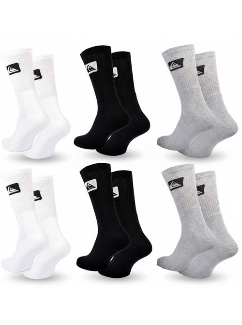 Quiksilver Pack de Meias Homem Crew 6 Pares Desportivas Acolchoadas - Kiabi Quiksilver Pack de Meias Homem Crew 6 Pares Desportivas Acolchoadas - Kiabi