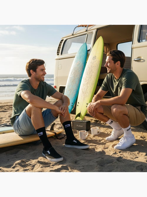 Quiksilver Pack de Meias Homem Crew 6 Pares Desportivas Acolchoadas - Kiabi Quiksilver Pack de Meias Homem Crew 6 Pares Desportivas Acolchoadas - Kiabi