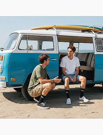 Quiksilver Pack de Meias Homem Crew 6 Pares Desportivas Acolchoadas