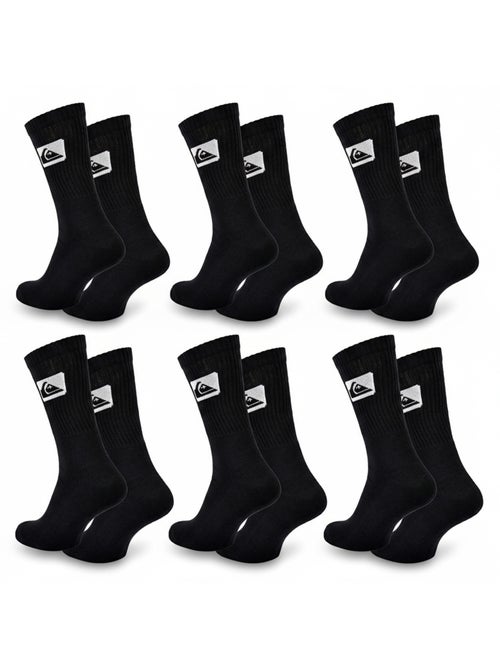 Quiksilver Pack de Meias Homem Crew 6 Pares Desportivas Acolchoadas - Kiabi Quiksilver Pack de Meias Homem Crew 6 Pares Desportivas Acolchoadas - Kiabi