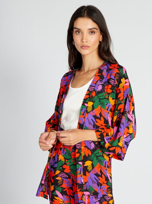 Quimono de praia multicolor - Kiabi