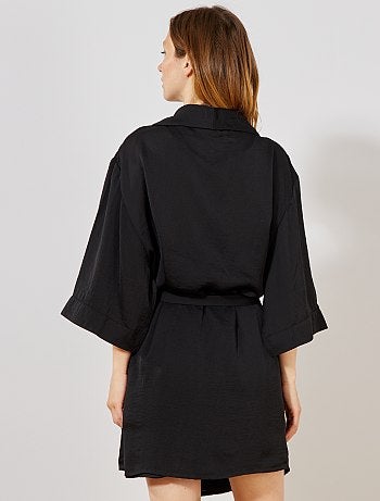 Quimono em setim - Kiabi