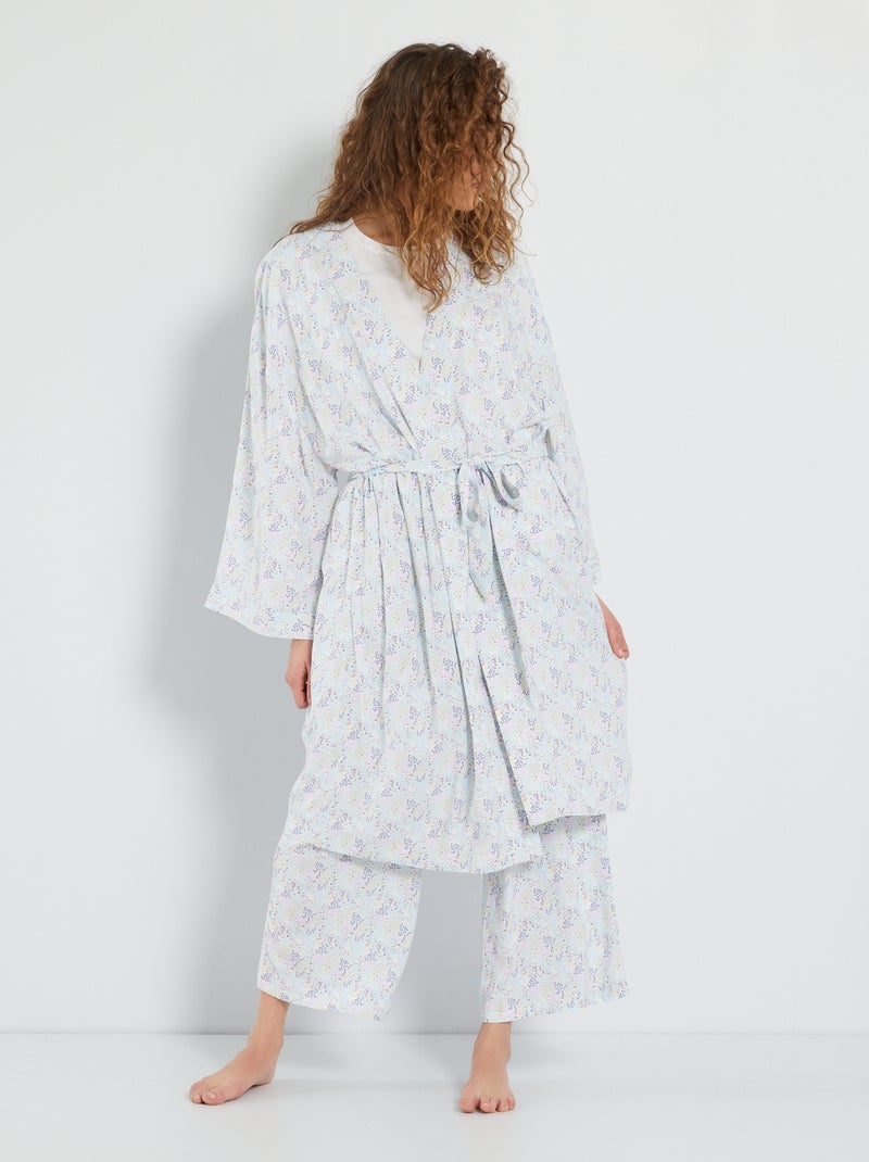 Quimono estampado Estampado de Flores - Kiabi