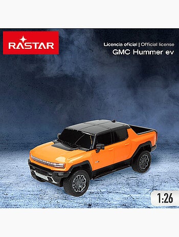 Rastar carro com controle remoto hummer ev 1:26