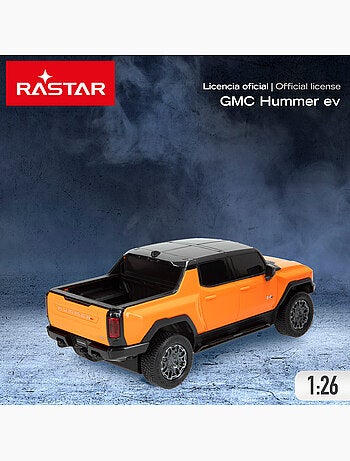 Rastar carro com controle remoto hummer ev 1:26