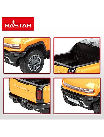 Rastar carro com controle remoto hummer ev 1:26