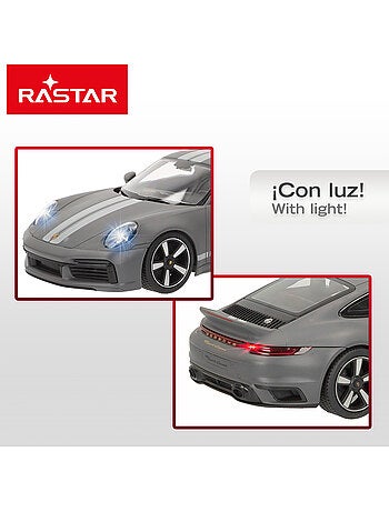 Rastar carro controle remoto porsche 911 sport classic 1:16 c/luz