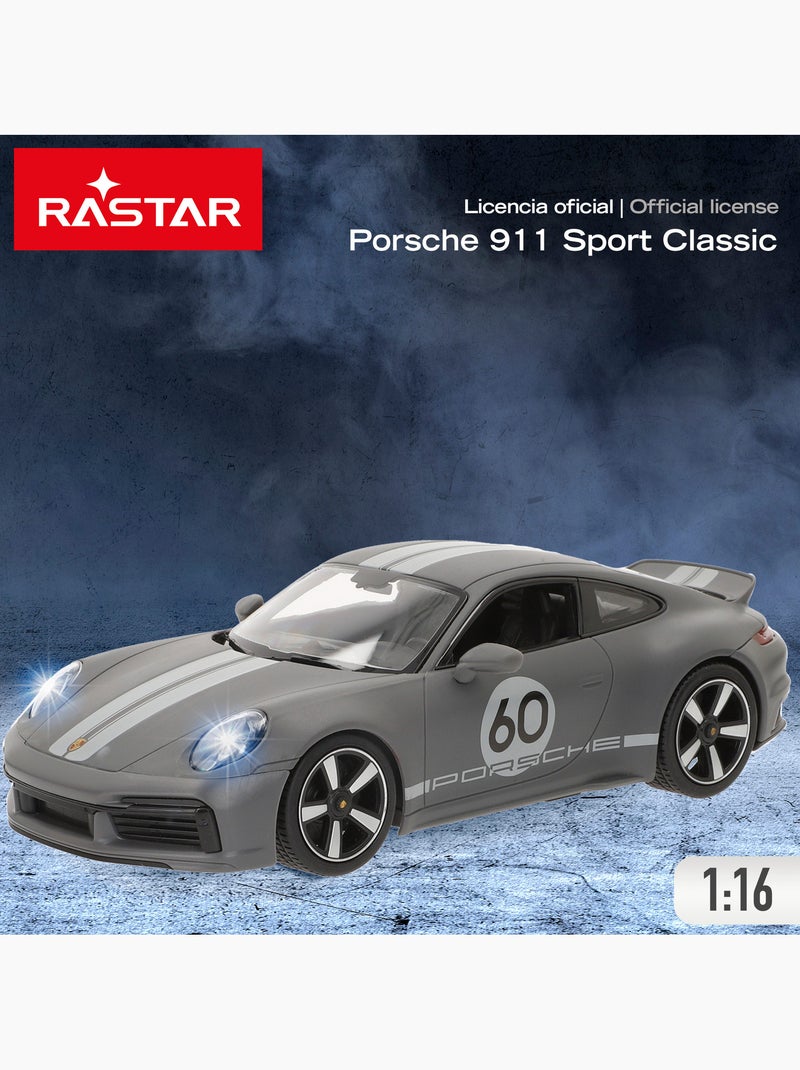Rastar carro controle remoto porsche 911 sport classic 1:16 c/luz N/D - Kiabi
