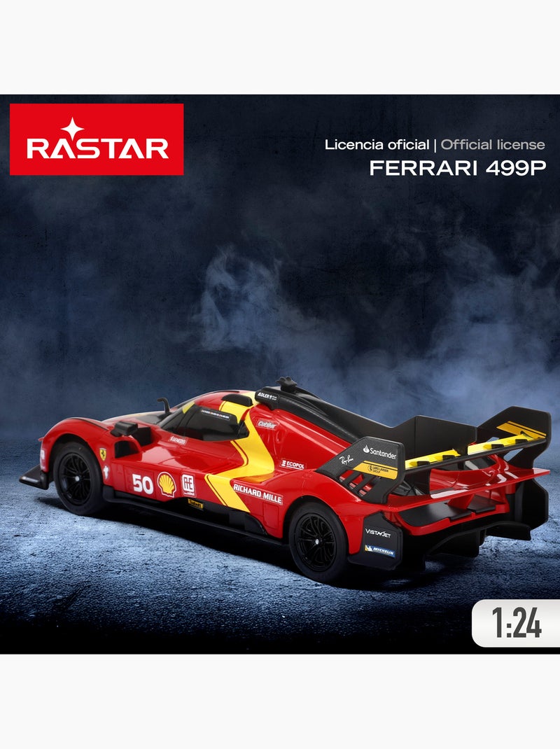 Rastar carro de controle remoto ferrari 499p 50 le mans hypercar 1:24 N/D - Kiabi