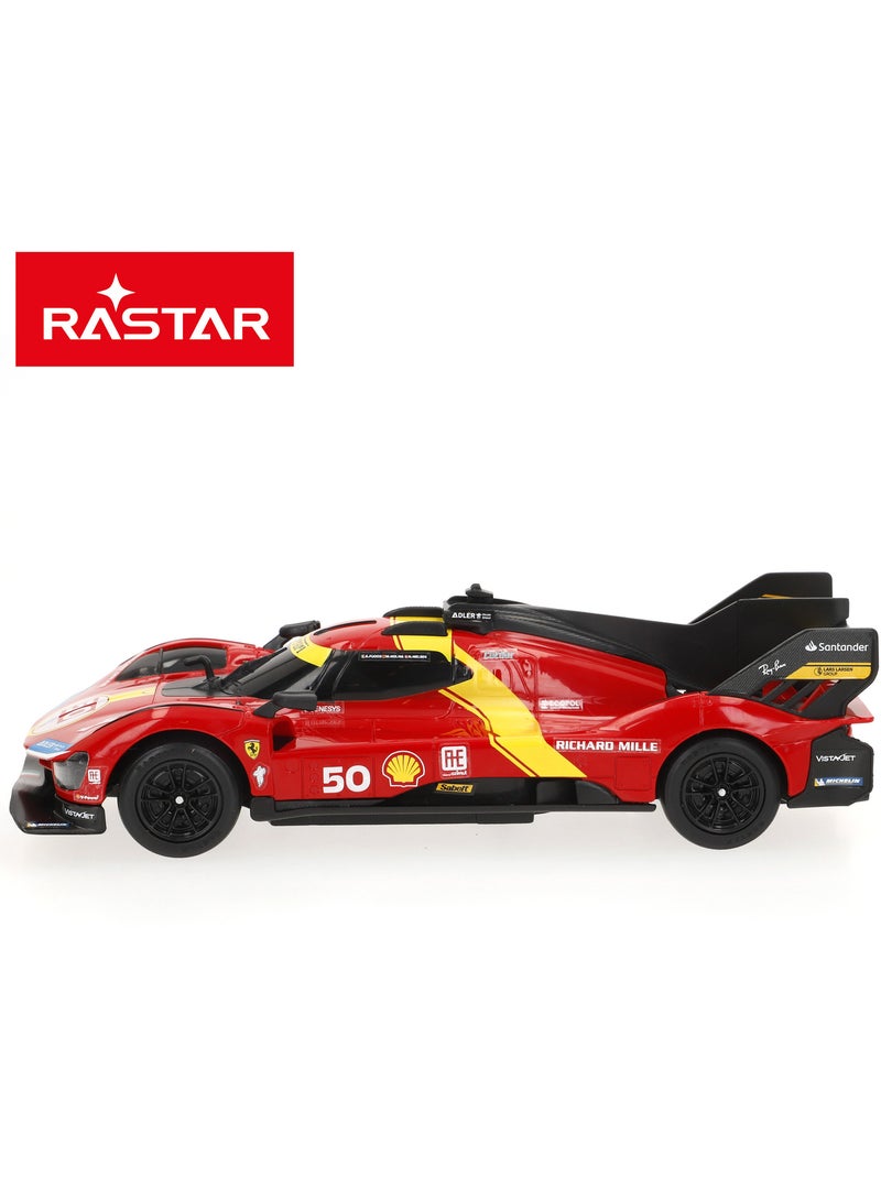 Rastar carro de controle remoto ferrari 499p 50 le mans hypercar 1:24 N/D - Kiabi