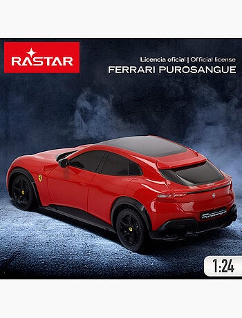 Rastar carro de controle remoto ferrari purosangue 1:24