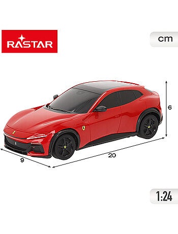 Rastar carro de controle remoto ferrari purosangue 1:24