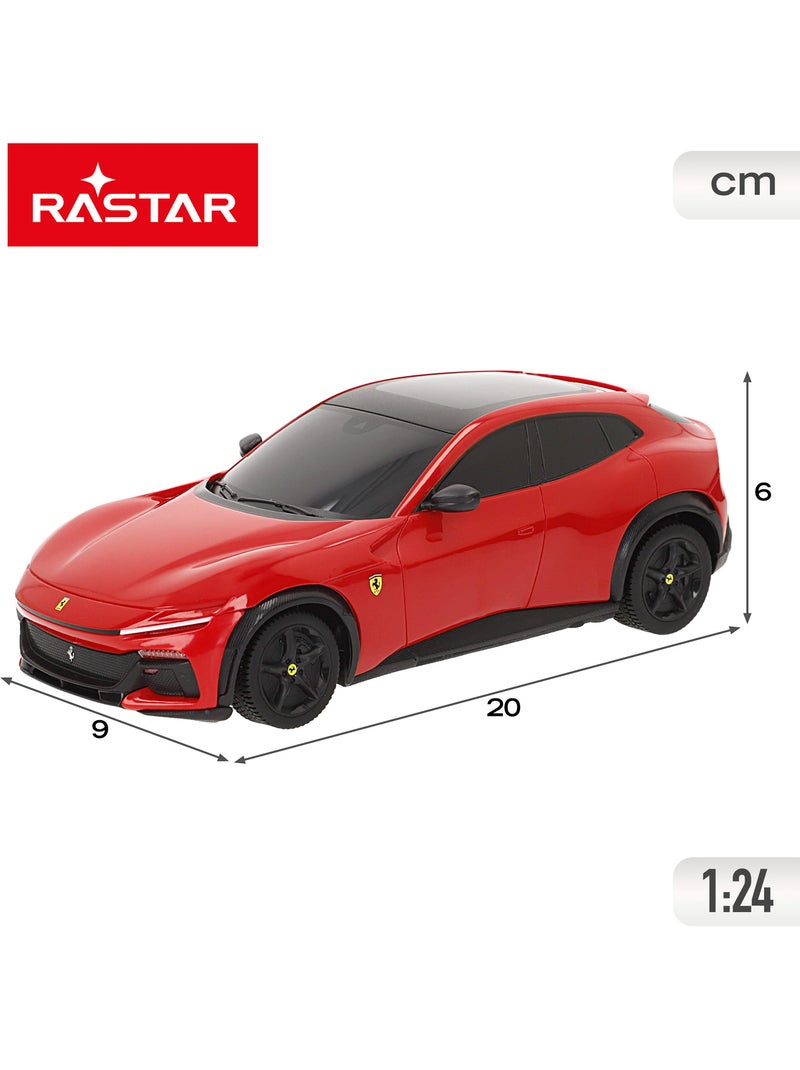 Rastar carro de controle remoto ferrari purosangue 1:24 N/D - Kiabi