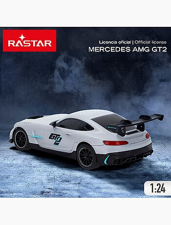 Rastar carro de controle remoto mercedes amg gt2 1:24