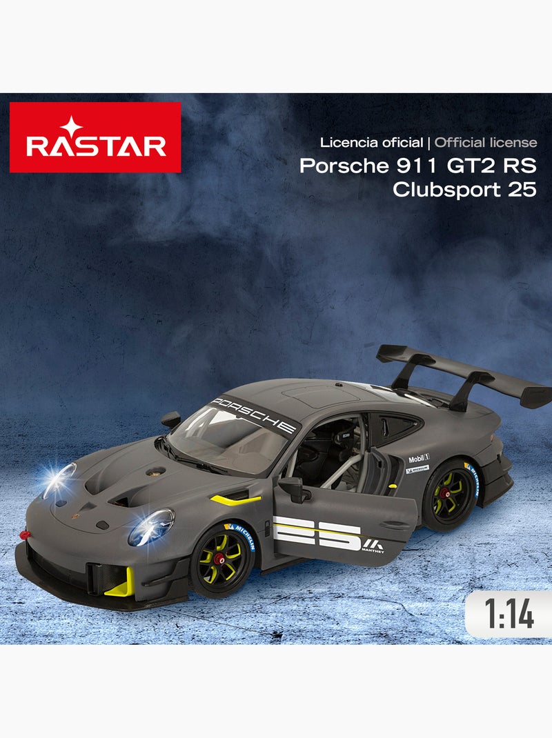 Rastar carro de controle remoto porsche 911 gt2 rs clubsport 25 1:14 c/luz N/D - Kiabi