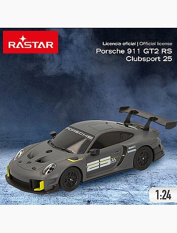 Rastar carro de controle remoto porsche 911 gt2 rs clubsport 25 1:24