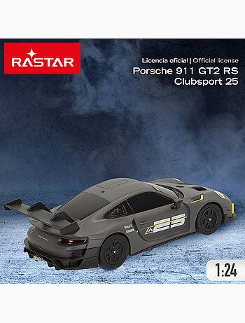 Rastar carro de controle remoto porsche 911 gt2 rs clubsport 25 1:24