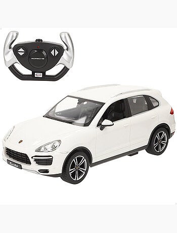 Rastar carro de controle remoto porsche cayenne turbo branco 1:14
