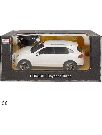 Rastar carro de controle remoto porsche cayenne turbo branco 1:14